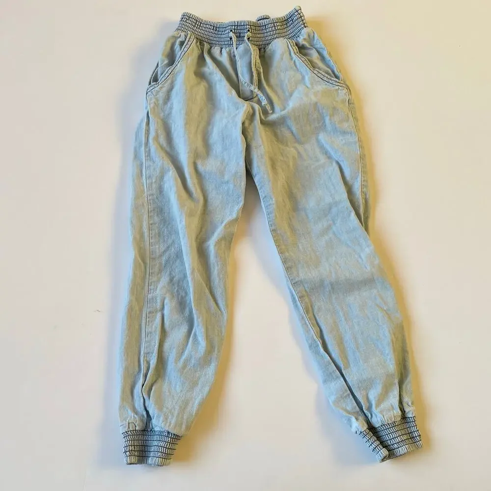 Harper Canyon chambray jogger pants - Picture 3 of 6